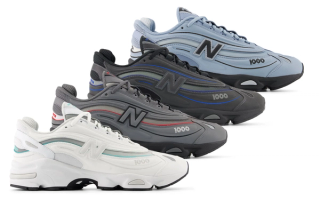 Four JD Sports-Exclusive New Balance 1000 pairs.