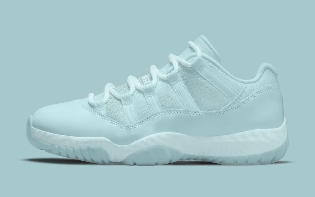 JAIDE x Air Jordan 11 Low in Fiberglass colorway, women's exclusive release