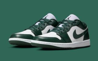 Available Now // Air Jordan 1 Low "Pine Green"