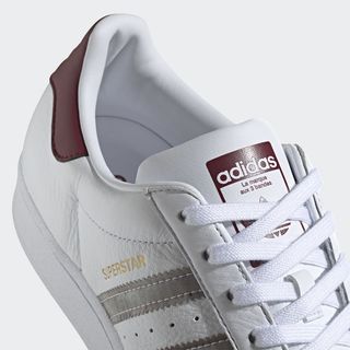 adidas superstar white burgundy holographic three stripes fx4419 release date info 6