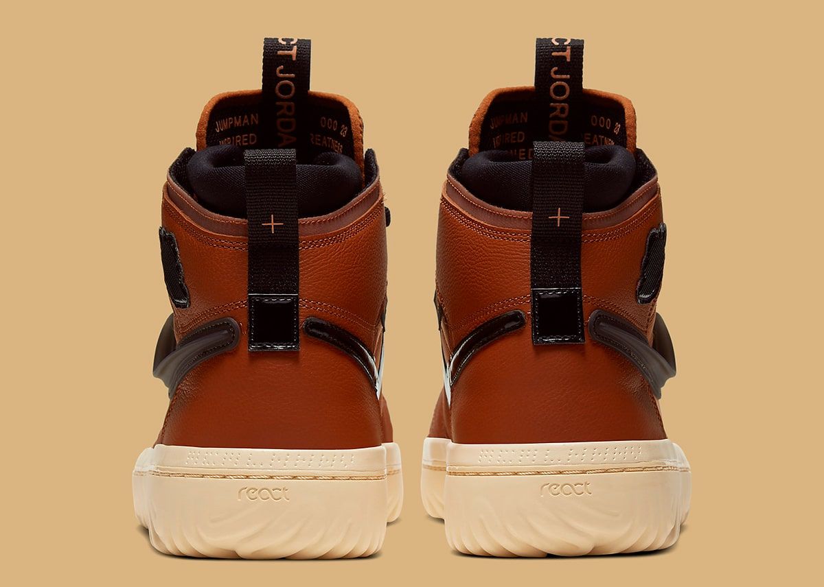 Air jordan 2025 1 react brown