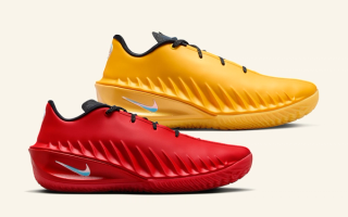 Nike Basketball's G.T. Cut 4 in red and yellow color schemes.