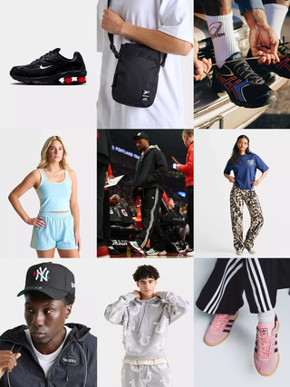 Nine different sneaker, apparel, and accessories styles exclusively available at JD Sports.