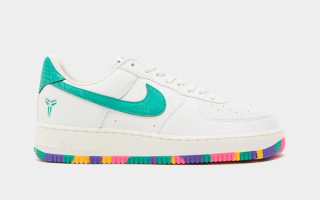 Kobe Bryant x Nike Air Force 1 Low "Sail/Multicolor" via JD Sports.