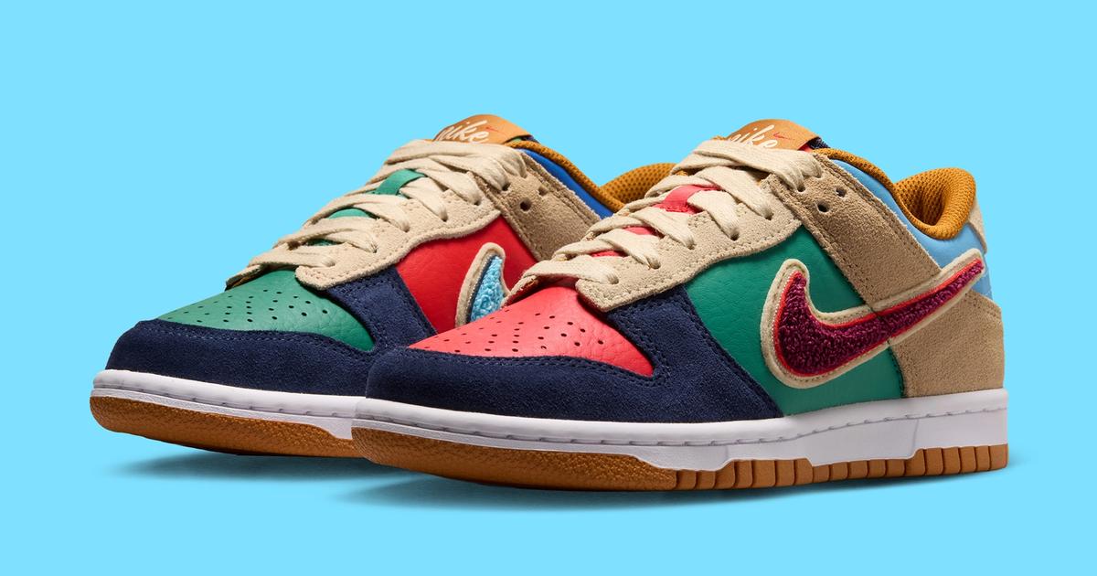 Nike Mixes Up a Multi-Color Dunk Low for Kids