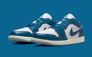 Available Now // Air Jordan featured 1 Low "Industrial Blue"