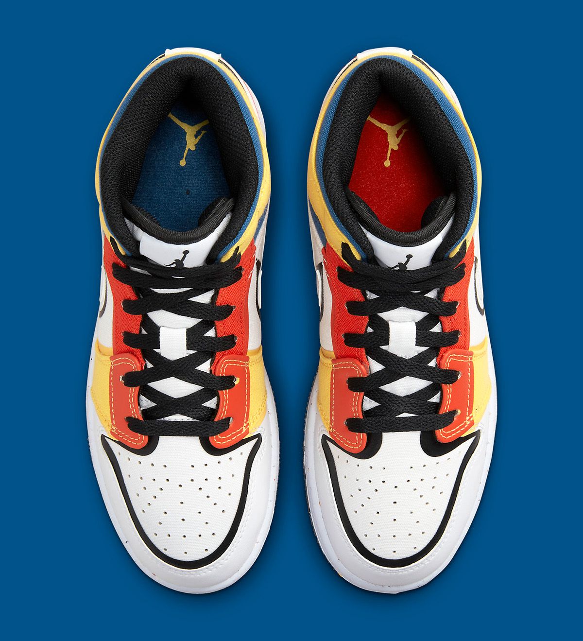 First Looks Air Jordan 1 Mid Multi Color Canvas House of Heat