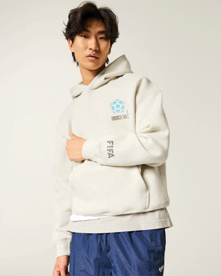 Brazil 1970 FIFA World Cup™ Champions Graphic Hoodie. Photos via Hollister.