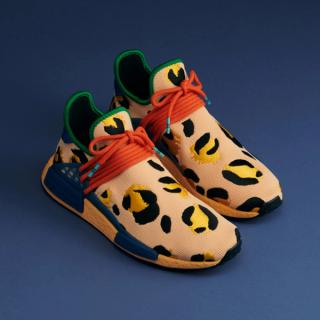 Pharrell x adidas NMD Hu “Animal Print” Appears in Amber and Gold