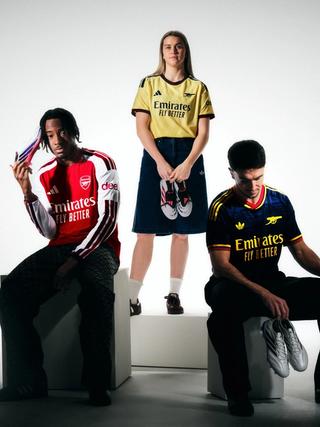 Arsenal's 26/27 Home, Third & Away Jerseys. Photo via adidas.