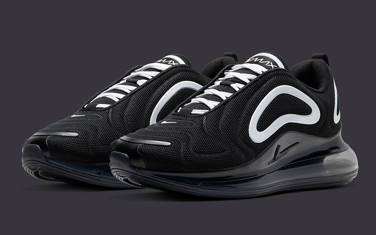 Nike air max 720 junior black and outlet white