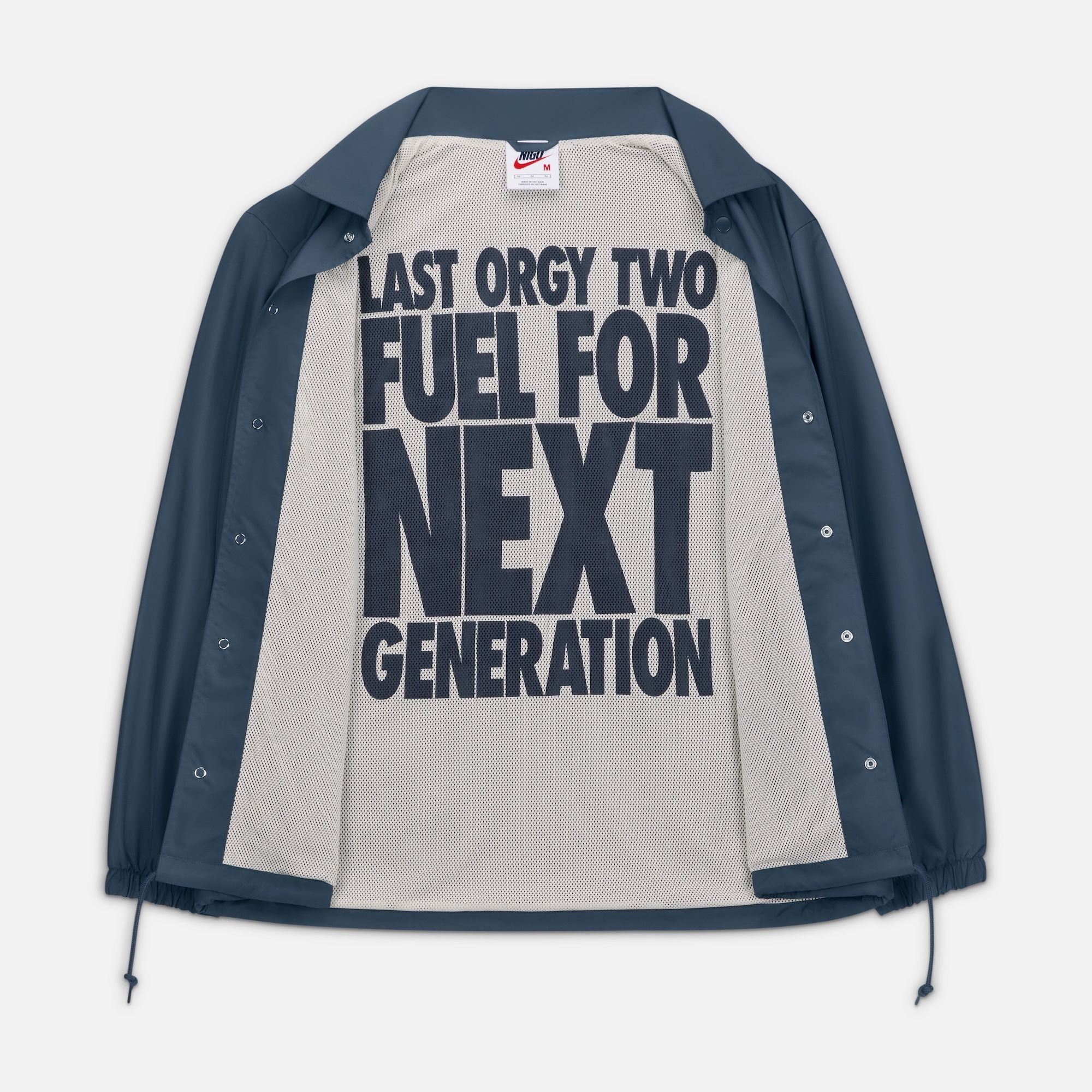 ジャケット・アウター NIGO NIKE LAST ORGY 2 COACHES JACKET NIGO Taps Nike for 