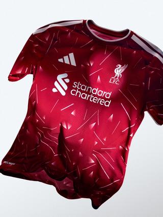 Liverpool 26/27 Home Jersey. Photo via adidas.