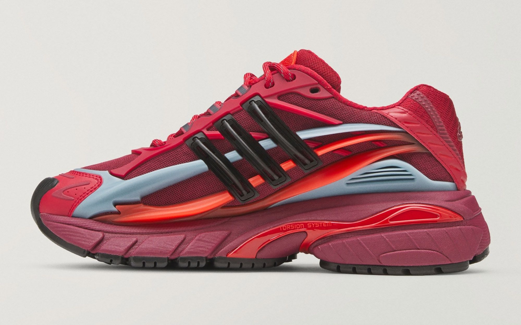 Pharrell x VIRGINIA Adistar Jellyfish "Red" (SKU: KK0633). Photo via adidas.