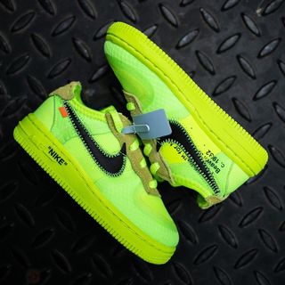 Off White Nike Air Force 1 Volt Toddler Release Date 2 min