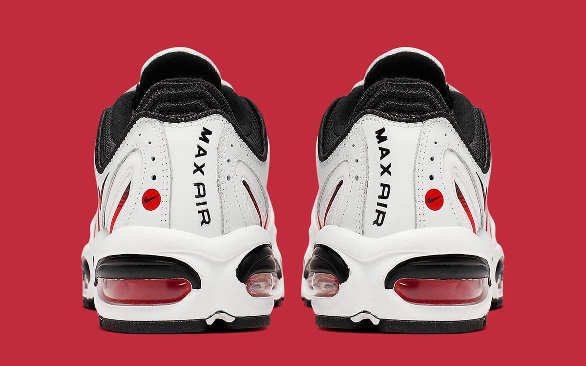 nike air max tailwind 4 white black red