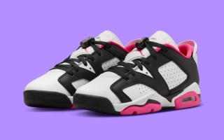 The Kids-Exclusive Air Jordan 6 Low “Fierce Pink” Drops July 24
