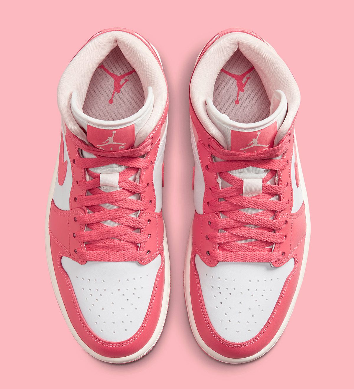 Detailed Looks // Air Jordan 1 Mid “Strawberries and Cream 