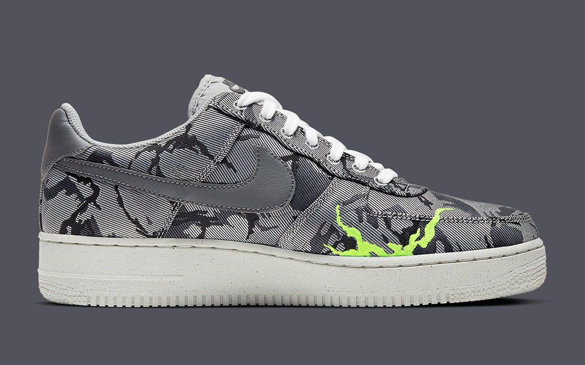 Nike air force hotsell 1 low grey/electric green