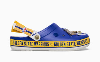 NBA x Crocs Crocband™ Clog "Golden State Warriors" (SKU: 212801-90H). Photo via Crocs.