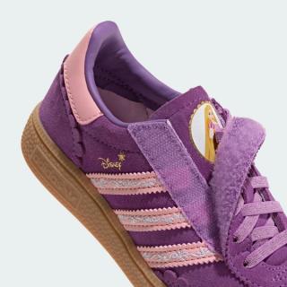 Little Kids' Disney x adidas Handball Spezial "Rapunzel" (SKU: KK4763). Photo via adidas.
