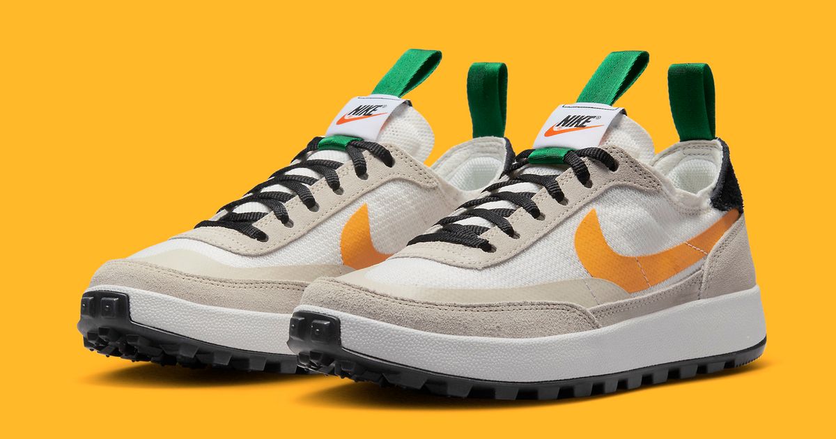 The Tom Sachs x Nike General Purpose Shoe Surfaces in White, Green and ...
