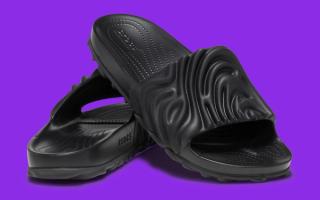 Salehe Bembury's Crocs Pollex Slide Surfaces in Black