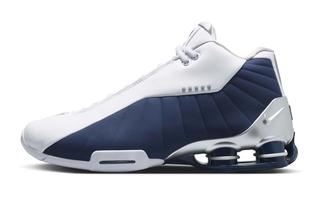 Nike Shox BB4 "Olympic" (June 2026 Release, SKU: IR1983-100). Photo via Nike.