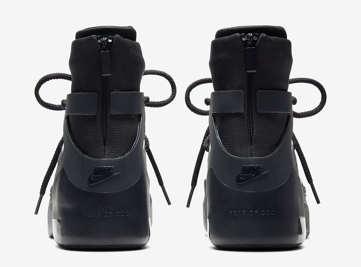 Nike Air Fear of God 1 Triple Black Releasing Again on July 4th House of Heat