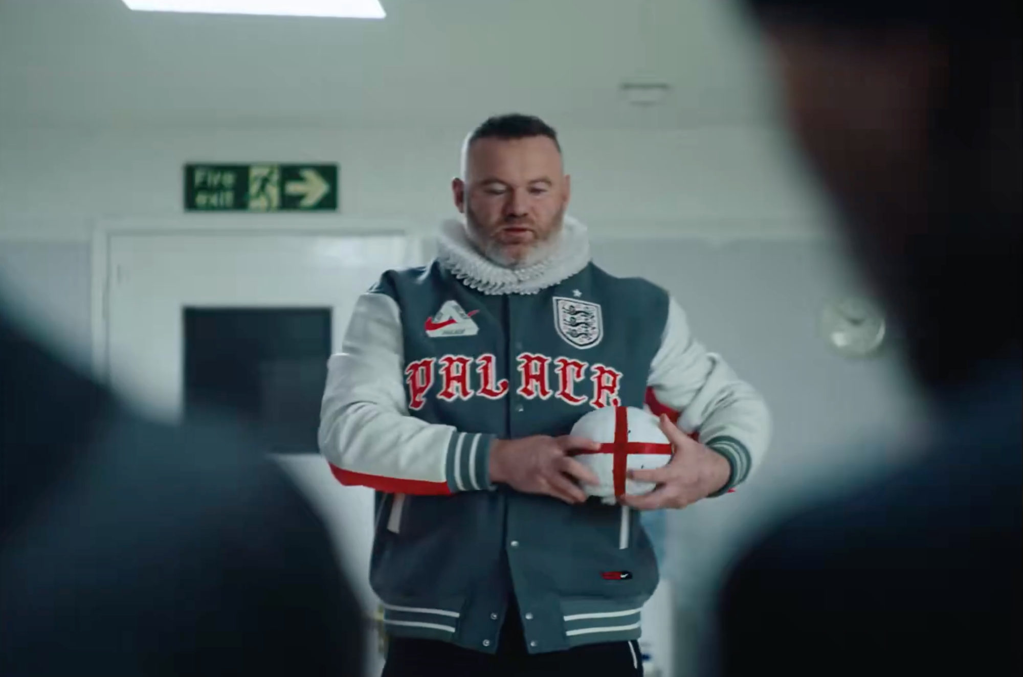 Palace x Nike Football for the English Football Association. Screenshot from Nike ad.
