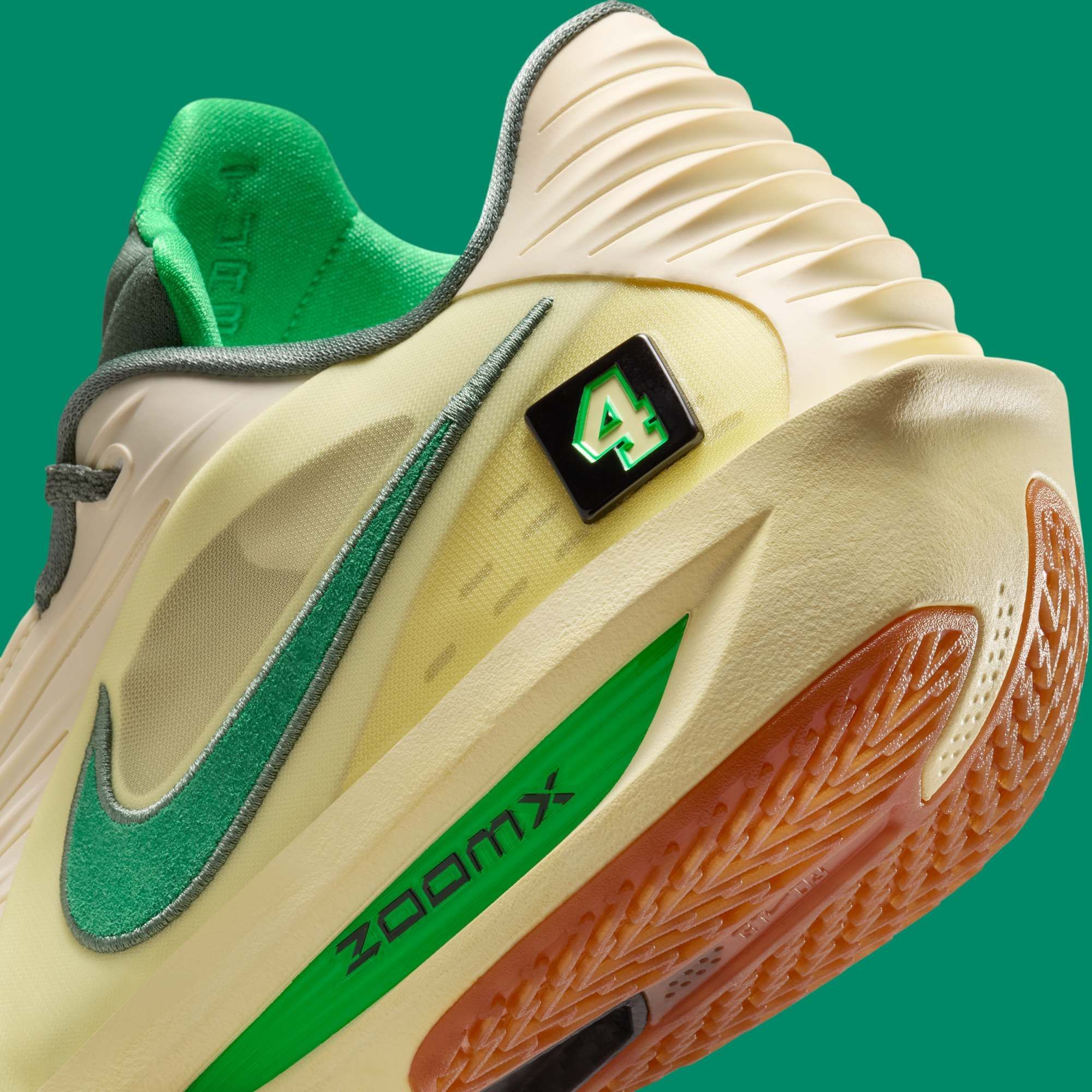 Size 8 Nike Air Zoom GT Cut 3 Turbo LE Jrue Holiday Alabaster Mens IH2371-700 Nike Air Zoom GT Cut 3 Turbo  main image 4