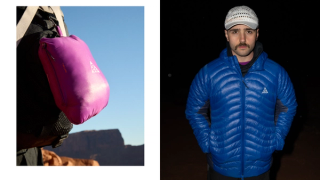 Nike ACG Lava Flow Ultralight Jacket while packed away and worn.