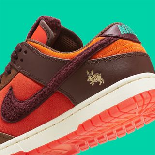 nike dunk low year of the rabbit red brown fd4203 661 release date 7