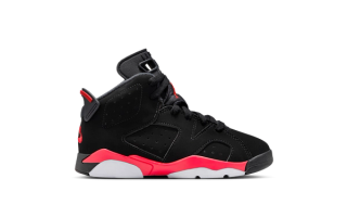 Little Kids' Air Jordan 6 “Reverse Infrared” retro.