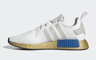 adidas nmd r1 white metallic gold blue red fv3642 release date info 4