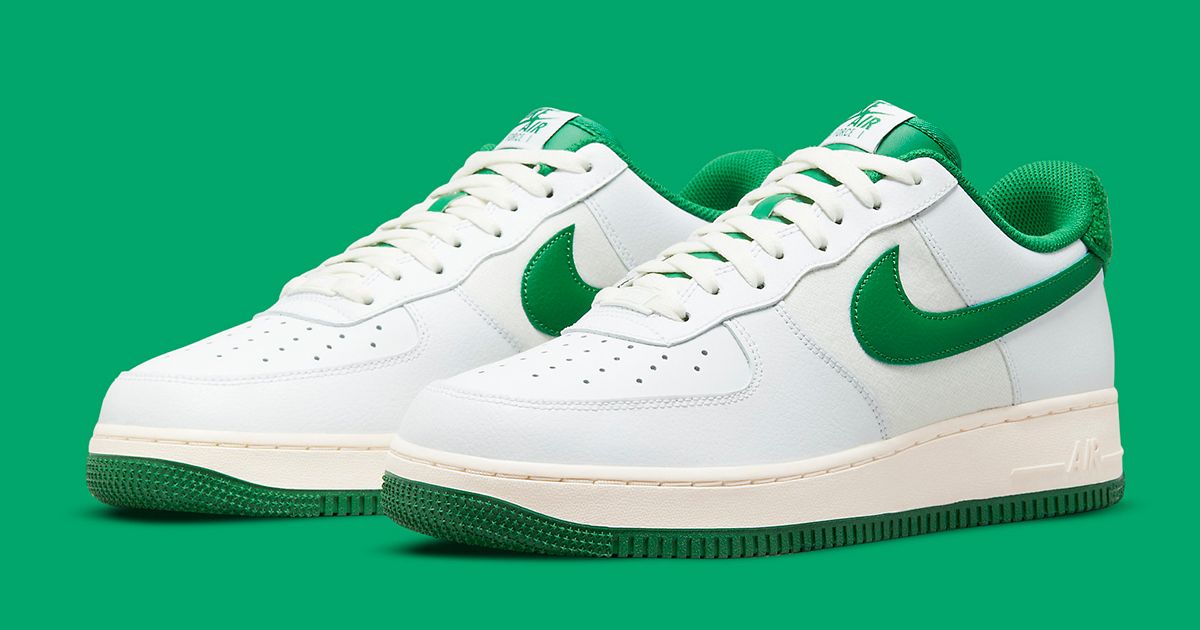 Air Force 1 Low “Chenille Heel” Copies Celtics Colors | House of Heat°