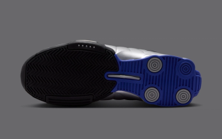 Nike Shox BB4 "Black/Metallic Silver/Lapis" (SKU: IR1984-010). Photo via Nike.