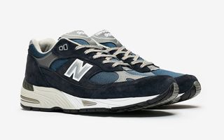 Available Now // New Balance 991 in Timeless Navy and Grey