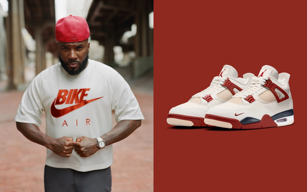 Air Jordan 4 'Brick After Brick' collaboration with BMX legend Nigel Sylvester, Jordan Brand release