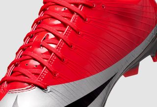 Remake of the original Nike Mercurial Superfly 1 from 2009 in an orange-and-silver color scheme, dedicated to Cristiano Ronaldo ("CR7")
