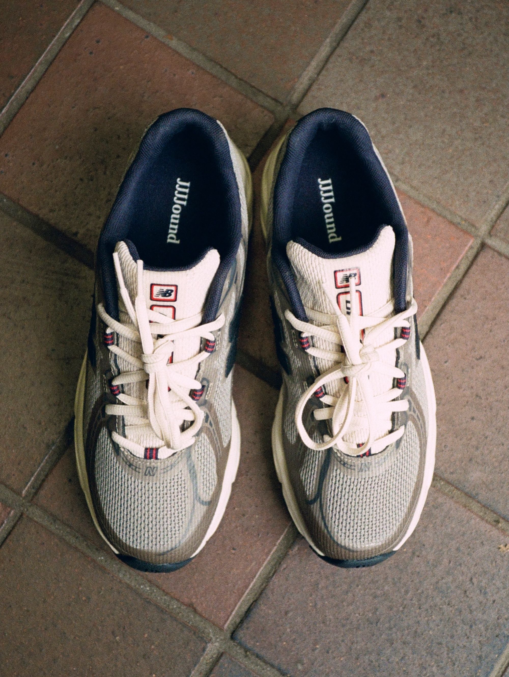 JJJJound x New Balance 740 "Beige" Collab. Photo via JJJJound.