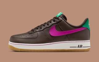Nike Air Force 1 Low “Baroque Brown/Vivid Purple” Readies for Fall