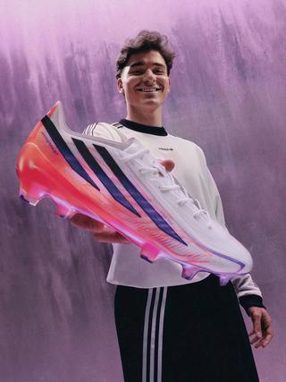 Julián Alvarez for adidas "Chaos vs Control" F50 HYPERFAST Boots. Photo via adidas.
