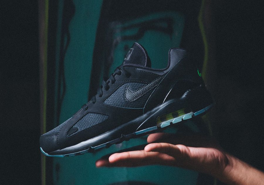 Available Now // Air Max 180 in Black n' Volt | House of Heat°