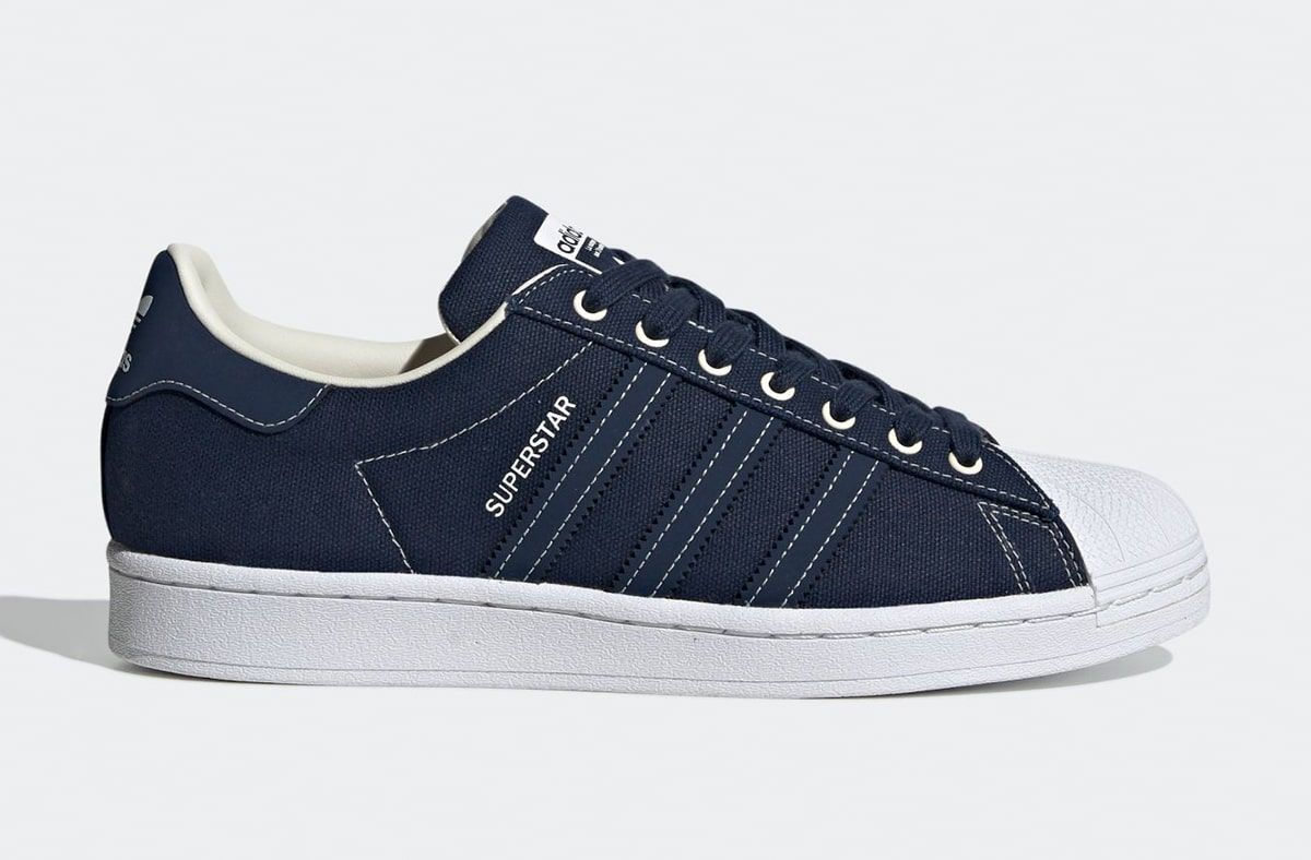 Adidas best sale canvas superstar