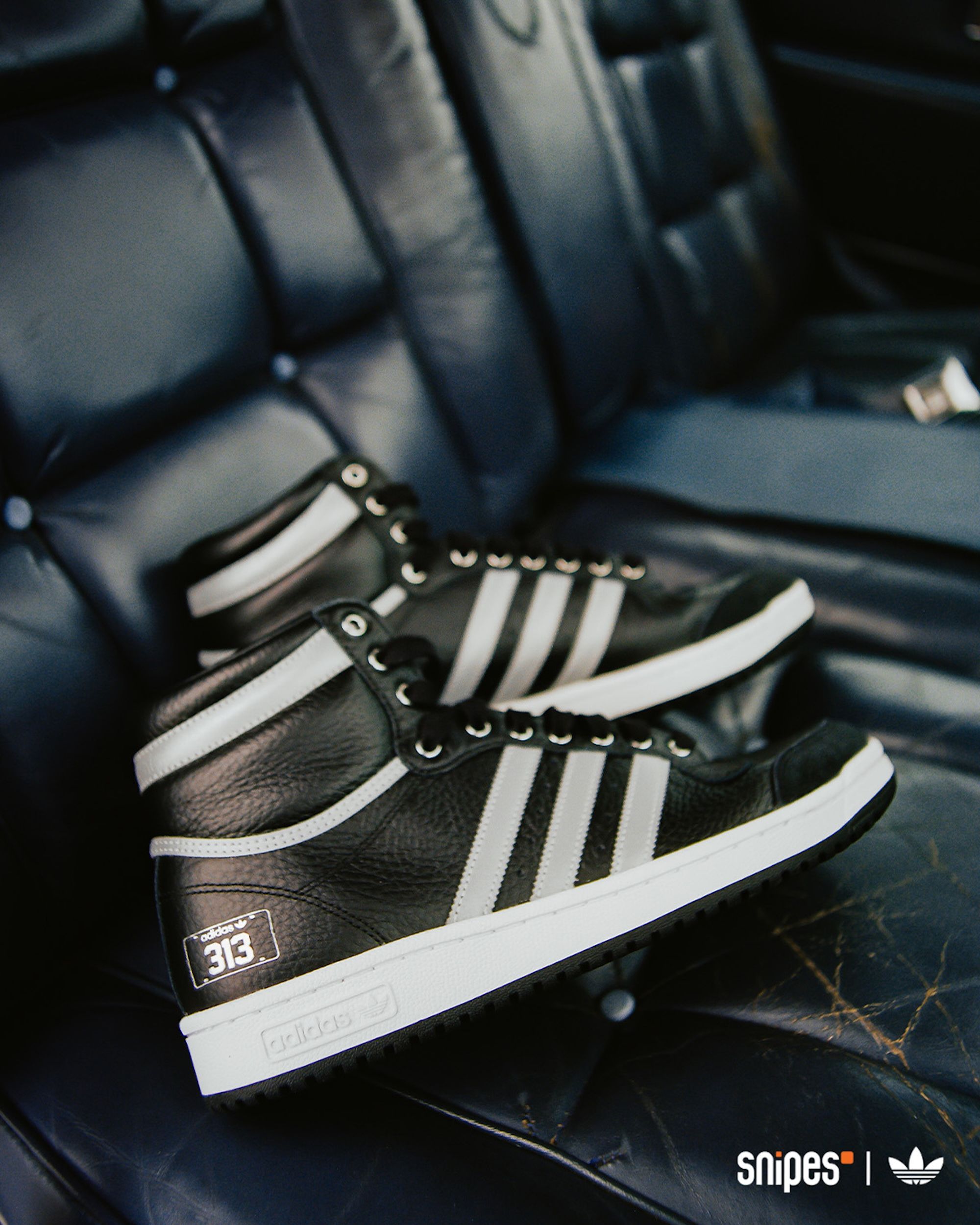 SNIPES-exclusive adidas Top Ten celebrating Detroit's 313 Day.