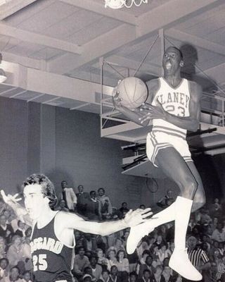 Michael Jordan at Laney High.