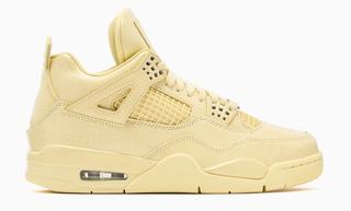 J Balvin x Air Jordan 4 "Lemonade" (SKU: IW2872-700). Photo via FOOTDISTRICT.
