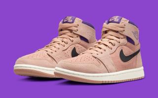 The Next Air Jordan 1 Zoom CMFT 2 Takes on Tan and Purple Tooling