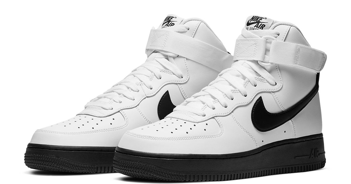 Nike’s Air Force 1 High Appears in Basic White and Black | House of Heat°